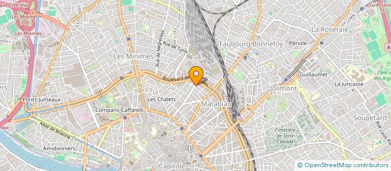 localisation de l'entreprise MONSIEUR PHILIPPE BATAILLE  TOULOUSE