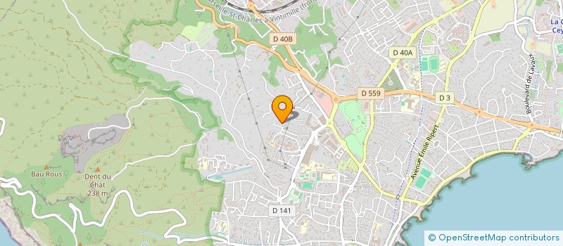 localisation de l'entreprise MONSIEUR PHILIPPE BATTAGLINI  LA CIOTAT