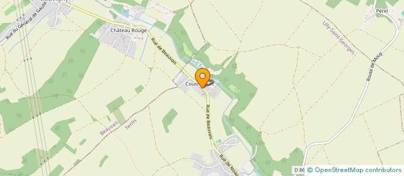 localisation de l'entreprise MONSIEUR PHILIPPE BAUCHEREL  ULLY-SAINT-GEORGES