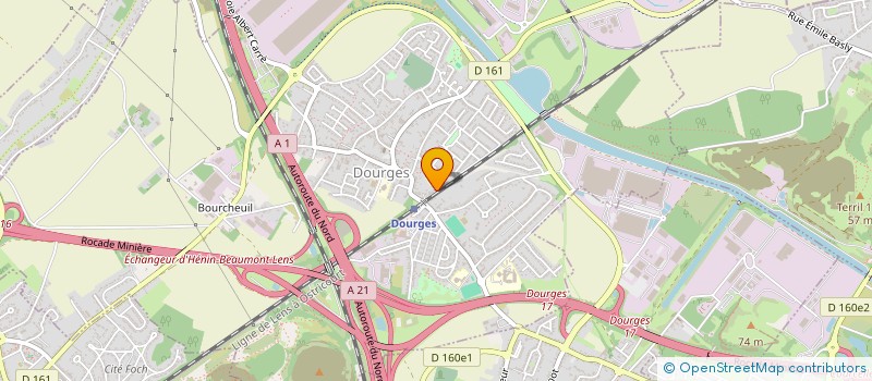 localisation de l'entreprise MONSIEUR PHILIPPE BAUCOUR  DOURGES