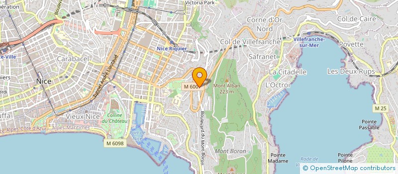 localisation de l'entreprise MONSIEUR PHILIPPE BAUD à NICE