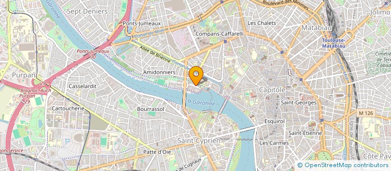 localisation de l'entreprise MONSIEUR PHILIPPE BAUDIN à TOULOUSE