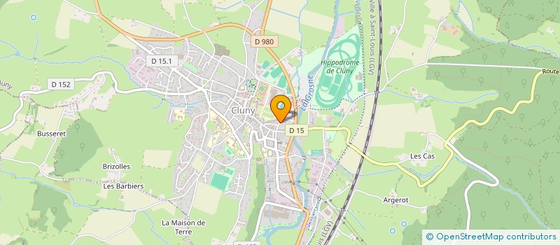 localisation de l'entreprise MONSIEUR PHILIPPE BAUDRAS  CLUNY