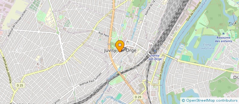 localisation de l'entreprise MONSIEUR PHILIPPE BAUMANN à JUVISY-SUR-ORGE