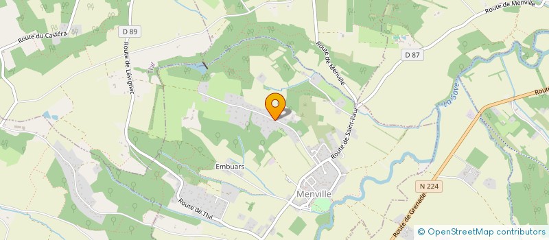 localisation de l'entreprise MONSIEUR PHILIPPE BAVIERE  MENVILLE