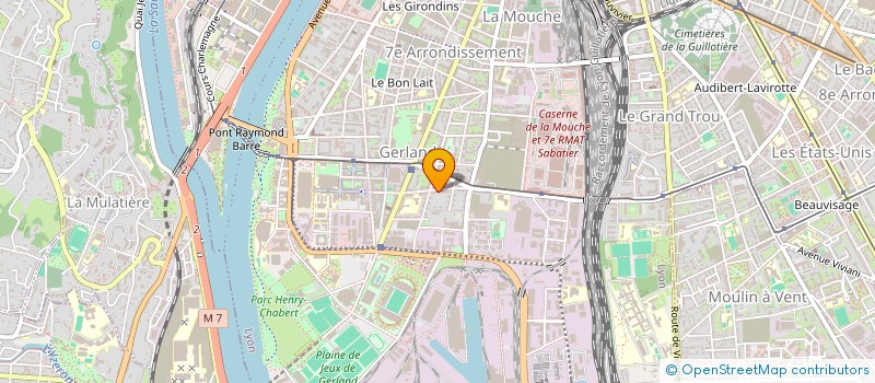 localisation de l'entreprise MONSIEUR PHILIPPE BAYADA à LYON
