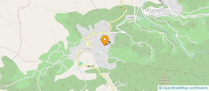 localisation de l'entreprise MONSIEUR PHILIPPE BAYOL  CALLAS