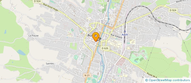 localisation de l'entreprise MONSIEUR PHILIPPE BAYONNE à AUCH