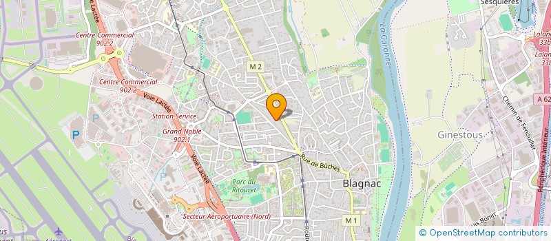 localisation de l'entreprise MONSIEUR PHILIPPE BAYSSELIER  BLAGNAC