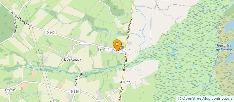 localisation de l'entreprise MONSIEUR PHILIPPE BAZIRE  LE PLESSIS-LASTELLE