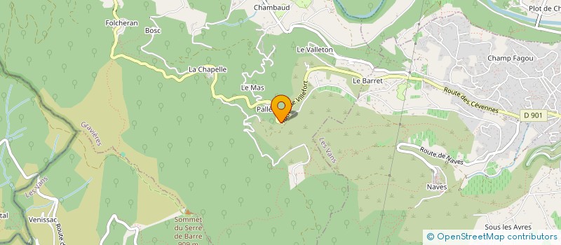 localisation de l'entreprise MONSIEUR PHILIPPE BEATRIX  GRAVIERES