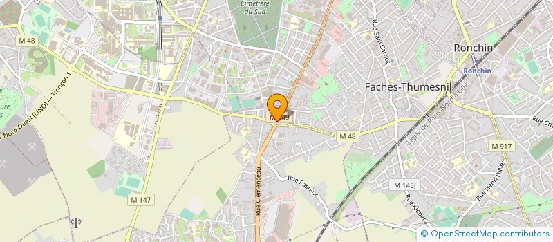 localisation de l'entreprise MONSIEUR PHILIPPE BEAU  WATTIGNIES