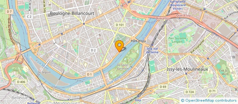 localisation de l'entreprise MONSIEUR PHILIPPE BEAUCOUSIN  BOULOGNE-BILLANCOURT
