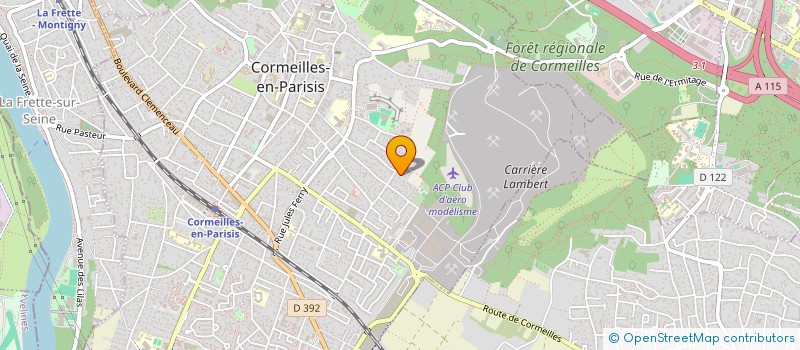 localisation de l'entreprise MONSIEUR PHILIPPE BEAUDOIN  CORMEILLES-EN-PARISIS