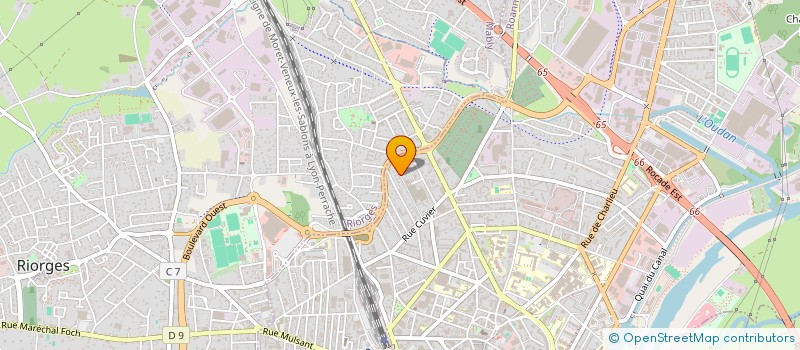 localisation de l'entreprise MONSIEUR PHILIPPE BEAUJARD  ROANNE