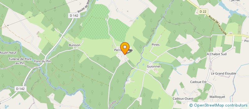 localisation de l'entreprise MONSIEUR PHILIPPE BEAULAC  LARUSCADE