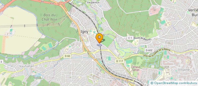 localisation de l'entreprise MONSIEUR PHILIPPE BEAULIEU à IGNY