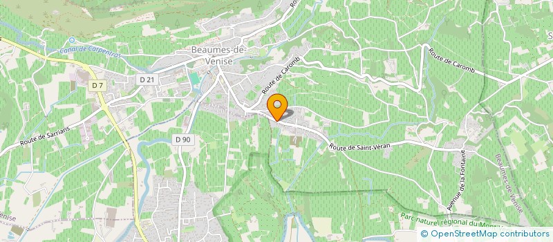 localisation de l'entreprise MONSIEUR PHILIPPE BEAUME  BEAUMES-DE-VENISE