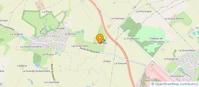 localisation de l'entreprise MONSIEUR PHILIPPE BEAUPERE  LONGUENEE-EN-ANJOU