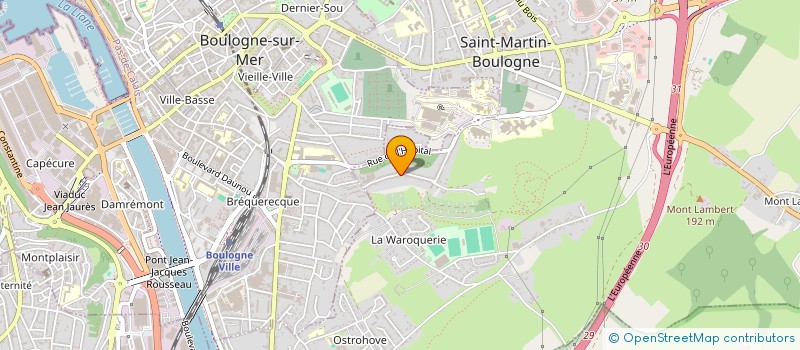 localisation de l'entreprise MONSIEUR PHILIPPE BEAURAIN  SAINT-MARTIN-BOULOGNE