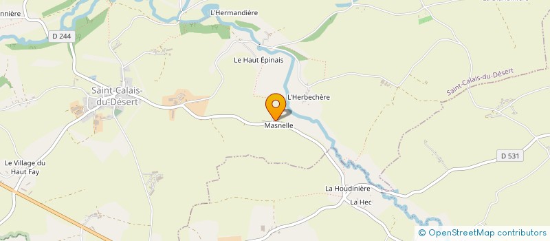 localisation de l'entreprise MONSIEUR PHILIPPE BEAUVAIS à SAINT-CALAIS-DU-DESERT
