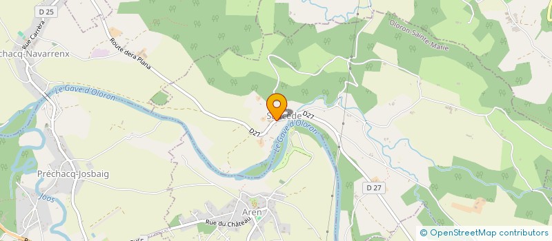 localisation de l'entreprise MONSIEUR PHILIPPE BECHADE  SAUCEDE