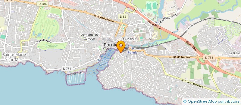 localisation de l'entreprise MONSIEUR PHILIPPE BECHU  PORNIC