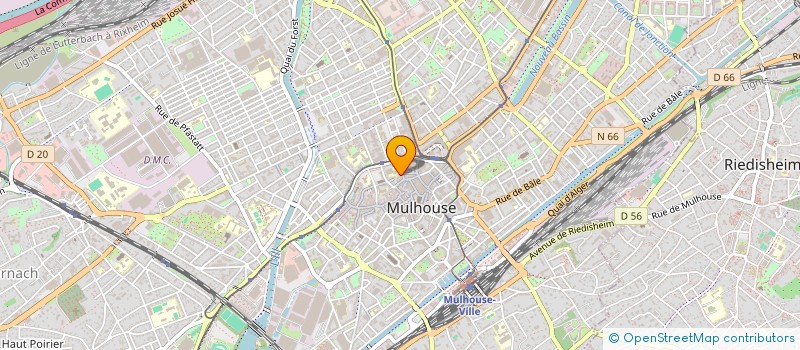 localisation de l'entreprise MONSIEUR PHILIPPE BECQUET  MULHOUSE