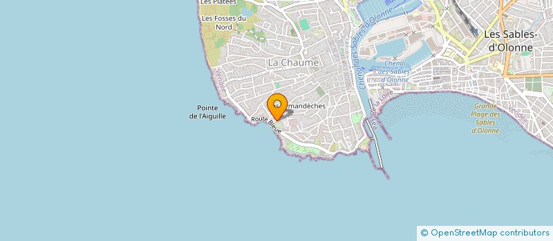 localisation de l'entreprise MONSIEUR PHILIPPE BEDEAU à LES SABLES D'OLONNE