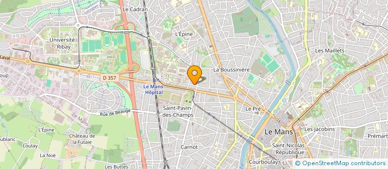 localisation de l'entreprise MONSIEUR PHILIPPE BEDOUET  LE MANS