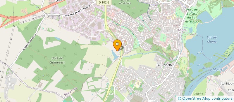 localisation de l'entreprise MONSIEUR PHILIPPE BEDOUET  BEAUCOUZE