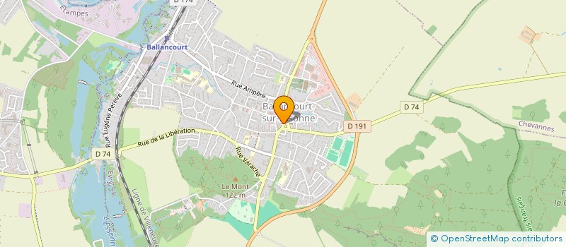 localisation de l'entreprise MONSIEUR PHILIPPE BEDOUET  BALLANCOURT-SUR-ESSONNE