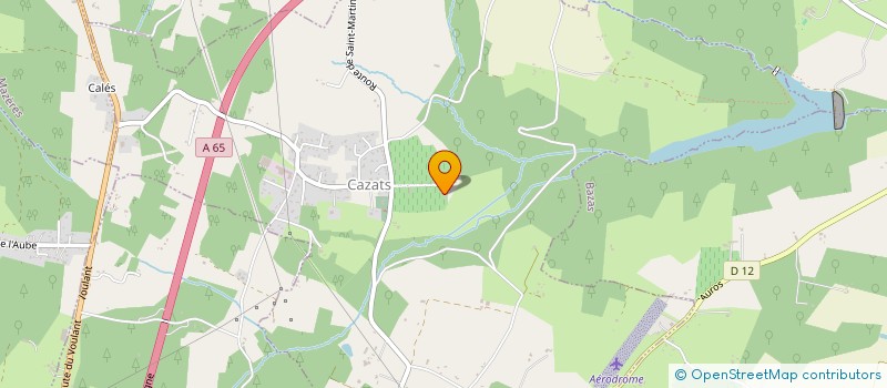 localisation de l'entreprise MONSIEUR PHILIPPE BEDUBOURG  AUBIAC