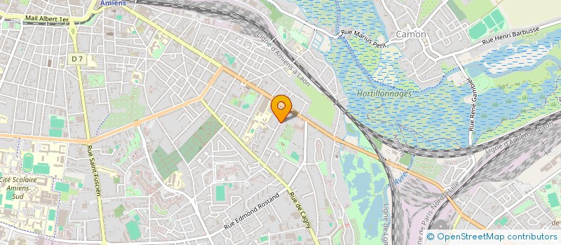 localisation de l'entreprise MONSIEUR PHILIPPE BEELER DE BUSINGEN  AMIENS