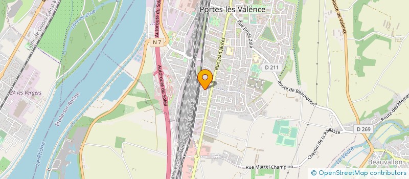localisation de l'entreprise MONSIEUR PHILIPPE BEGOT à PORTES-LES-VALENCE