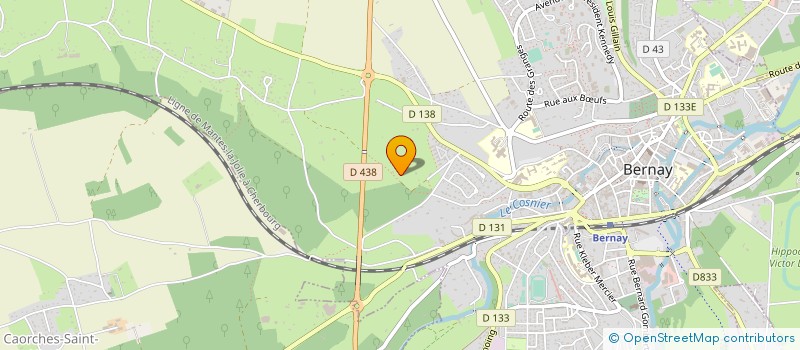 localisation de l'entreprise MONSIEUR PHILIPPE BEHAREL  BERNAY