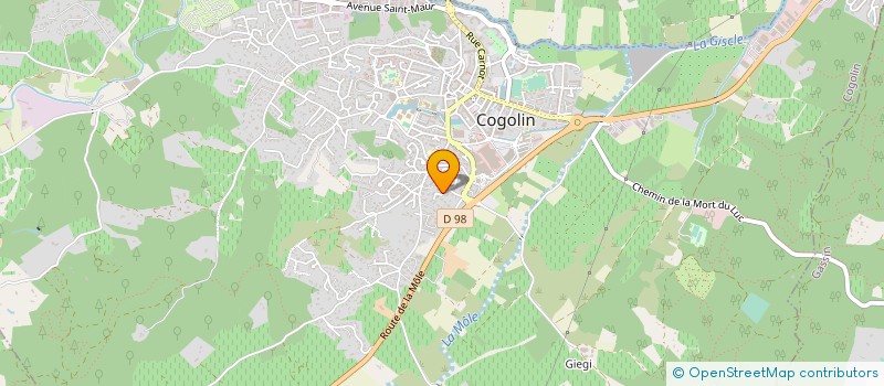 localisation de l'entreprise MONSIEUR PHILIPPE BEIGNON à COGOLIN