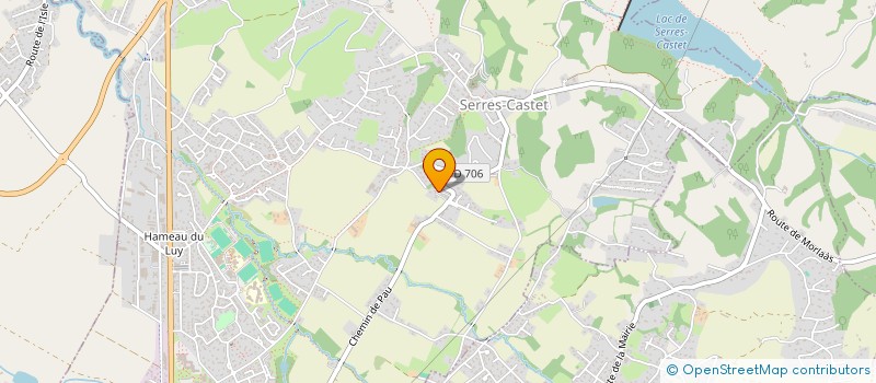 localisation de l'entreprise MONSIEUR PHILIPPE BEILLE-DOMECQ  SERRES-CASTET