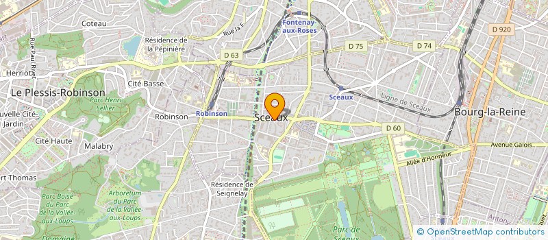 localisation de l'entreprise MONSIEUR PHILIPPE BELLAMIT à SCEAUX