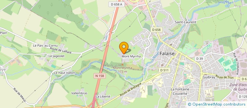 localisation de l'entreprise MONSIEUR PHILIPPE BELLAN à FALAISE