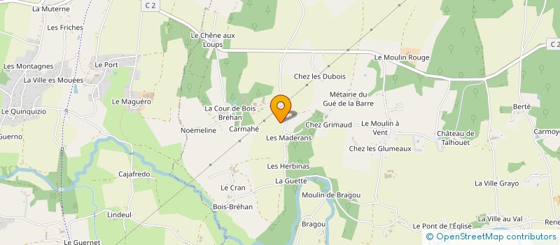 localisation de l'entreprise MONSIEUR PHILIPPE BELLAVOIR  PLUHERLIN