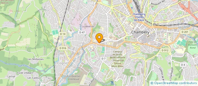 localisation de l'entreprise MONSIEUR PHILIPPE BELLEINGUER à CHAMBERY