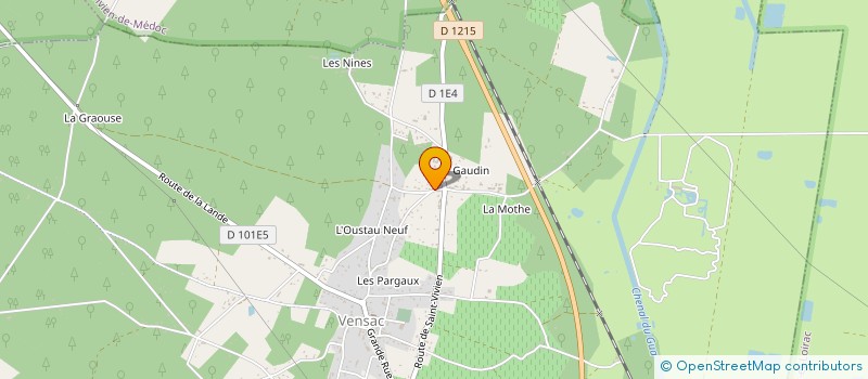 localisation de l'entreprise MONSIEUR PHILIPPE BELLIARD  VENSAC