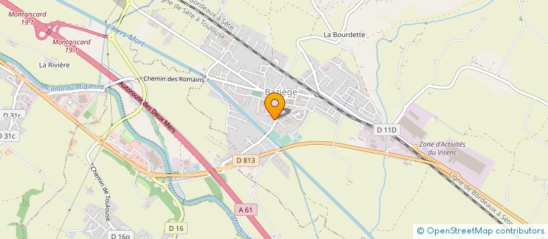 localisation de l'entreprise MONSIEUR PHILIPPE BELLIARD  BAZIEGE