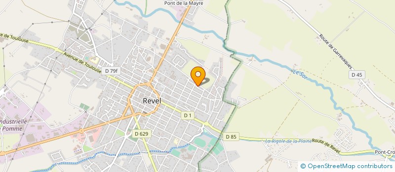 localisation de l'entreprise MONSIEUR PHILIPPE BELLIARD  REVEL