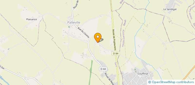 localisation de l'entreprise MONSIEUR PHILIPPE BELLIER  PALLEVILLE