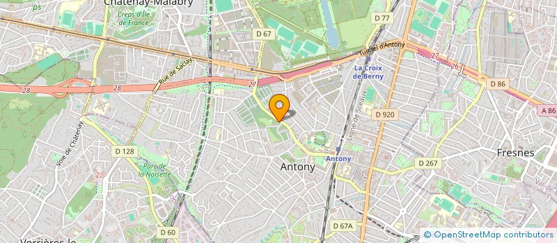 localisation de l'entreprise MONSIEUR PHILIPPE BELLIGAND à ANTONY