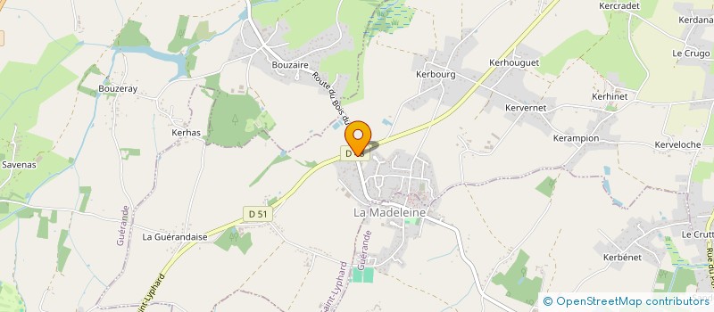 localisation de l'entreprise MONSIEUR PHILIPPE BELLIN  SAINT-LYPHARD