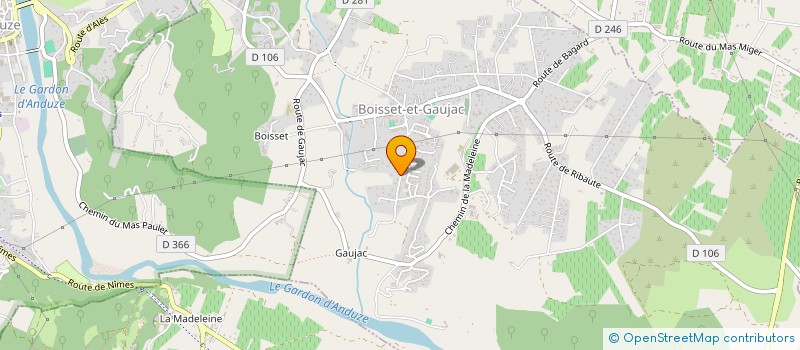 localisation de l'entreprise MONSIEUR PHILIPPE BELLINA à BOISSET-ET-GAUJAC