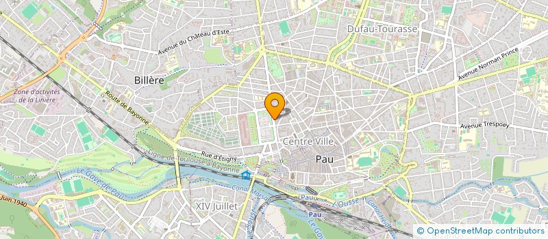 localisation de l'entreprise MONSIEUR PHILIPPE BELLION à PAU